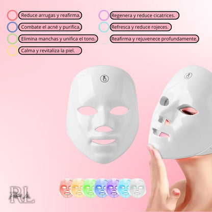 Máscara facial LED